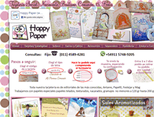Tablet Screenshot of happypaper.com.ar